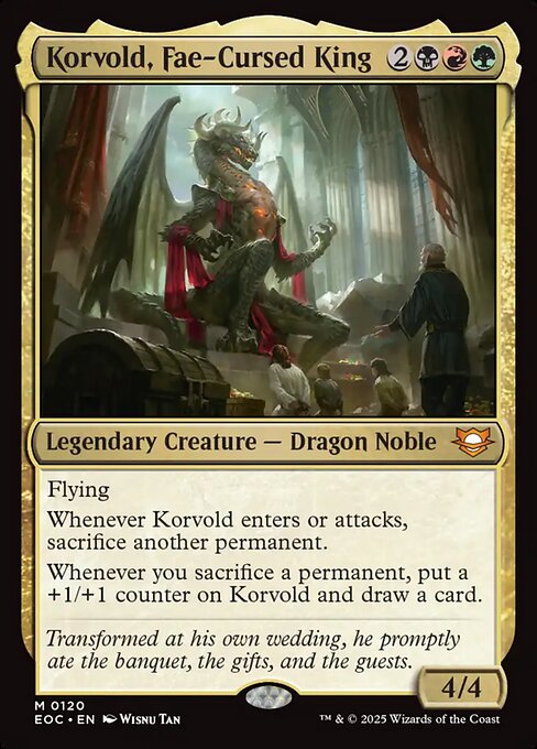 Korvold, Fae-Cursed King - Commander: Edge of Eternities - M - 120