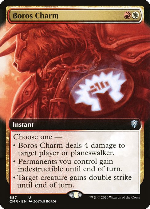 Boros Charm (Extended Art) - Commander Legends - U - 687