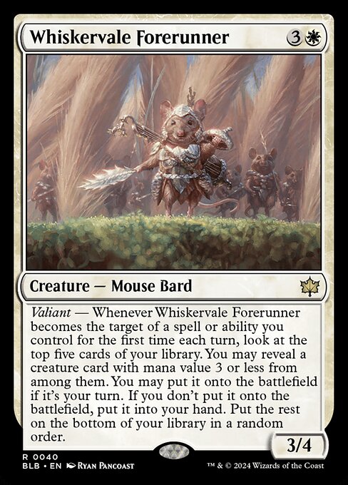 Whiskervale Forerunner - Bloomburrow - R - 40