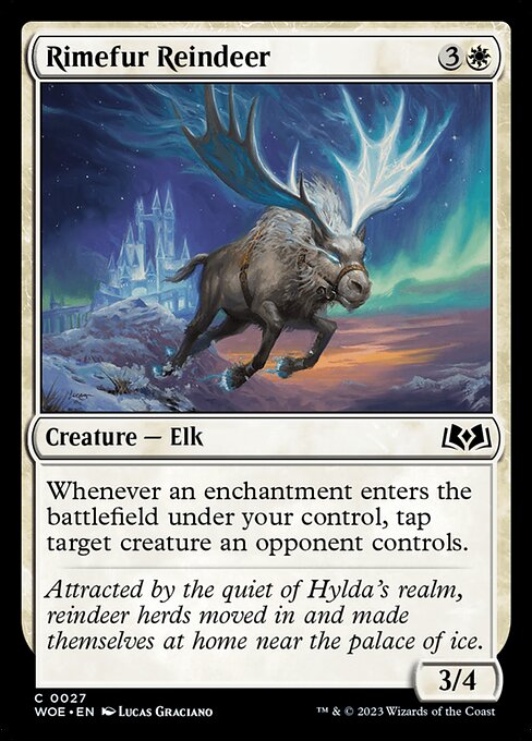 Rimefur Reindeer - Wilds of Eldraine - C - 27