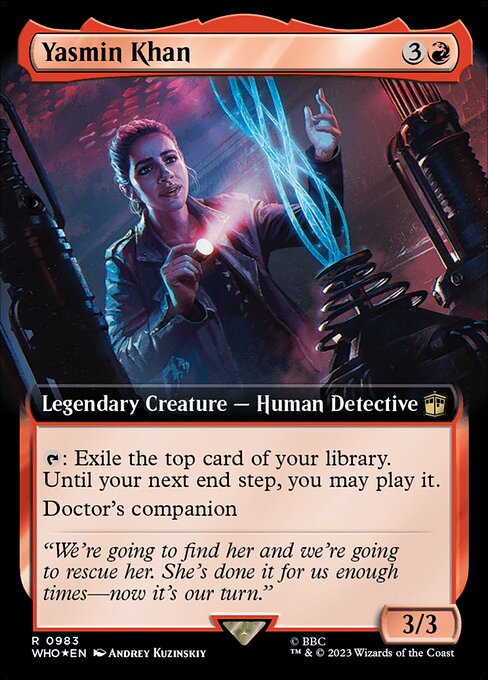Yasmin Khan (Extended Art) (Surge Foil) - Universes Beyond: Doctor Who - R - 983
