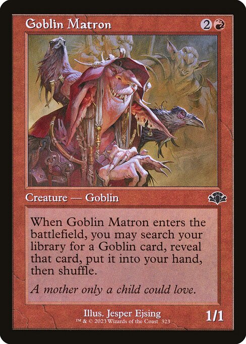 Goblin Matron (Retro Frame) - Dominaria Remastered - C - 323