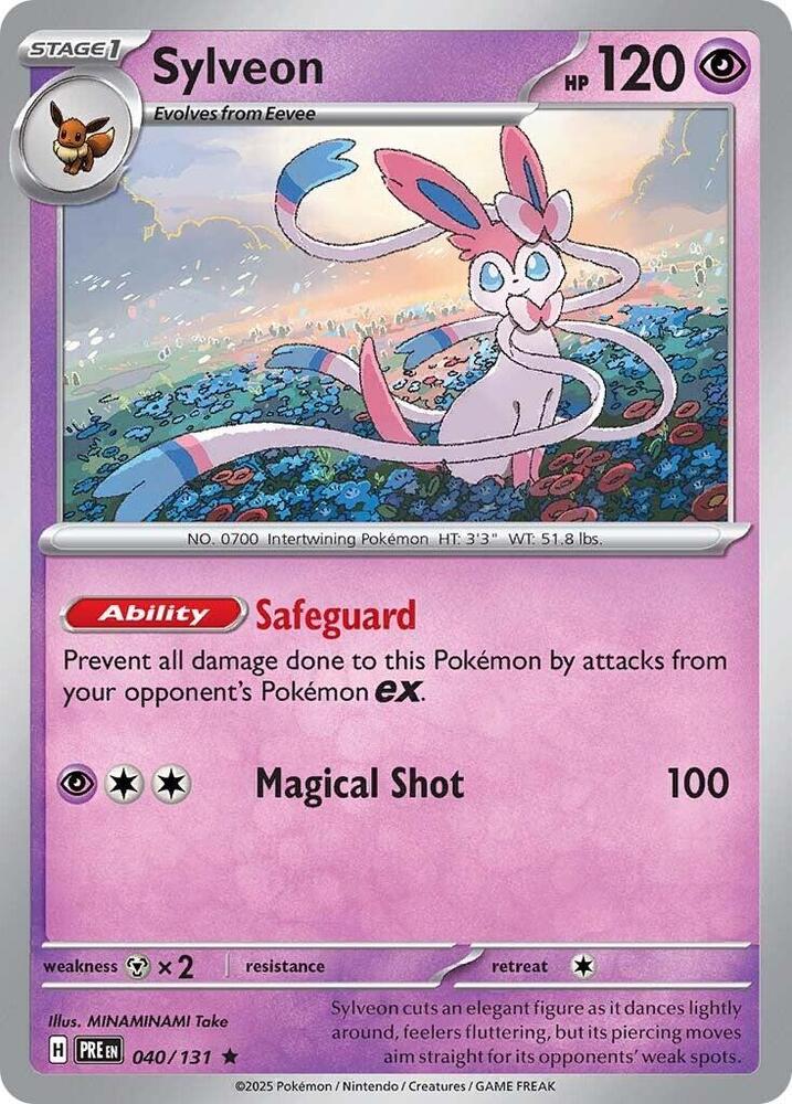 Sylveon - SV: Prismatic Evolutions - Rare - 040/131