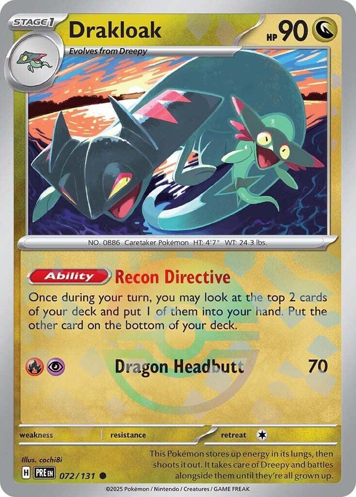 Drakloak (Poke Ball Pattern) - SV: Prismatic Evolutions - Common - 072/131