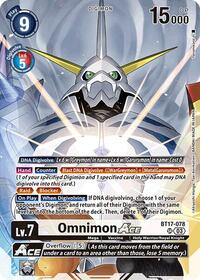 Omnimon ACE (Omnimon Binder Set) - Secret Crisis - Super Rare - BT17-078 SR