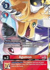 Agumon (Omnimon Binder Set) - Secret Crisis - Rare - BT17-007 R