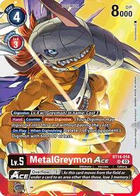 MetalGreymon ACE (Omnimon Binder Set) - Blast Ace - Super Rare - BT14-014 SR
