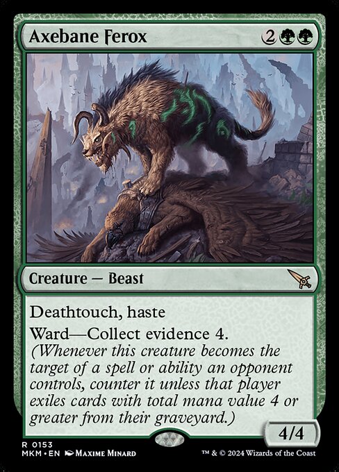 Axebane Ferox - Murders at Karlov Manor - R - 153