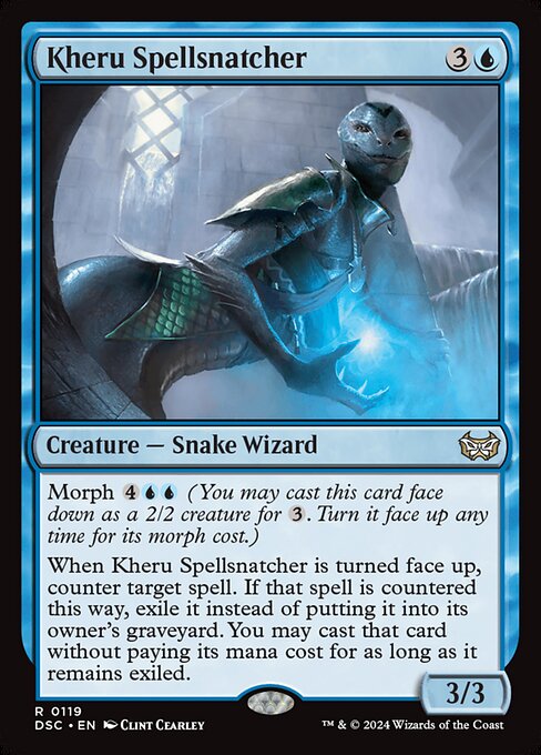 Kheru Spellsnatcher - Commander: Duskmourn: House of Horror - R - 119