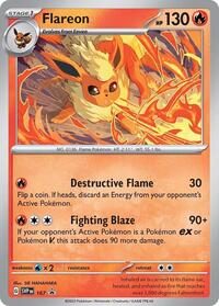 Flareon - 167 (Cosmos Holo) - SV: Scarlet & Violet Promo Cards - Promo - 167