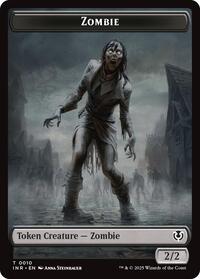 Zombie (0010) // Blood Double-Sided Token - Innistrad Remastered - T - 10 // 21