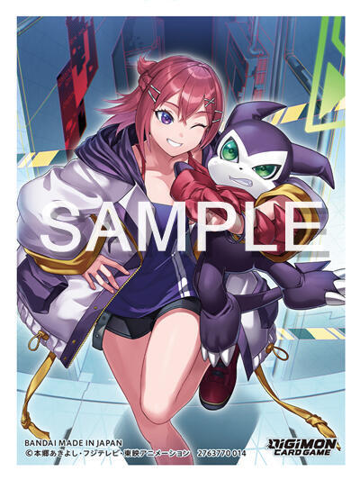 Digimon Yuuki and Impmon Card Sleeves 2025 (60-Pack)