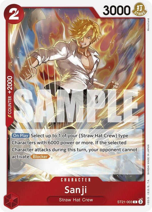 Sanji - Starter Deck EX: Gear 5 - C - ST21-003