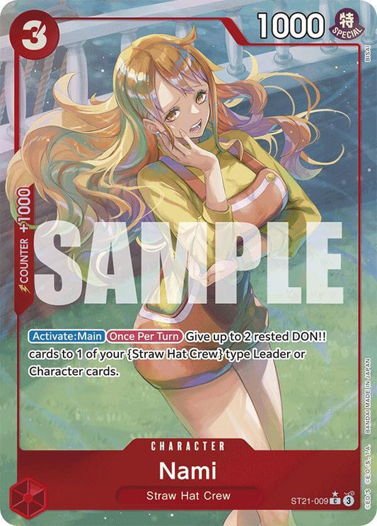Nami (Parallel) - Starter Deck EX: Gear 5 - C - ST21-009