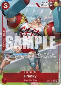 Franky (Parallel) - Starter Deck EX: Gear 5 - C - ST21-011