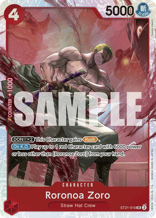 Roronoa Zoro - Starter Deck EX: Gear 5 - SR - ST21-015
