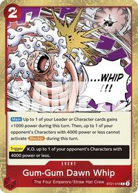 Gum-Gum Dawn Whip - Starter Deck EX: Gear 5 - C - ST21-016