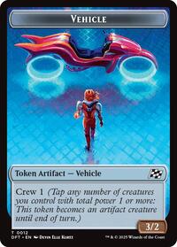 Vehicle // Pilot Double-Sided Token - Aetherdrift - T - 12 // 1