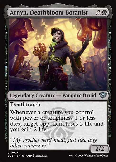 Arnyn, Deathbloom Botanist - Secrets of Strixhaven - U - 74