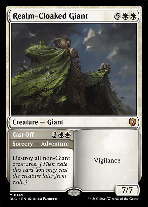 Realm-Cloaked Giant - Commander: Bloomburrow - M - 149