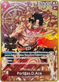 Portgas.D.Ace (One Piece Japanese Version 2nd Anniversary Set) - One Piece Promotion Cards - SR - OP02-013