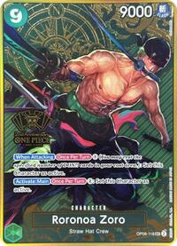 Roronoa Zoro (One Piece Japanese Version 2nd Anniversary Set) - One Piece Promotion Cards - SEC - OP06-118