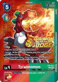 Tyrannomon (Judge Pack 2025 Wave 1) - Chain of Liberation - Rare - EX8-011 R
