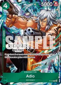 Adio (Offline Regional Participation Pack 2025 Vol.1) - One Piece Promotion Cards - PR - P-078