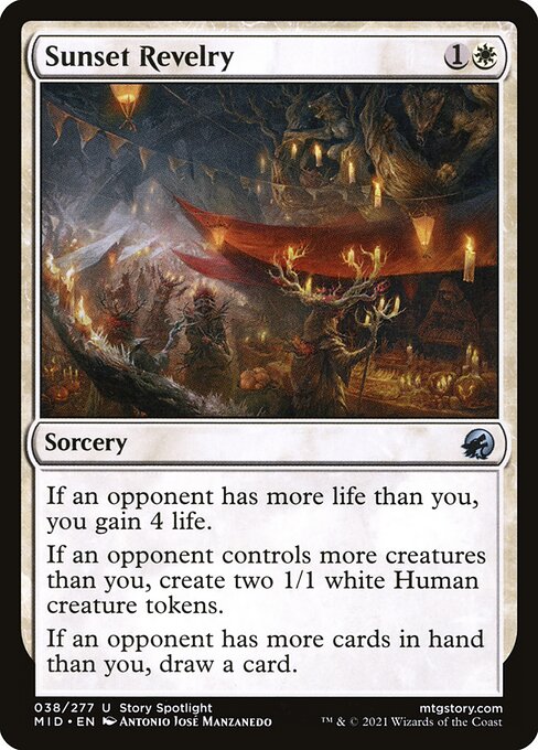 Sunset Revelry - Innistrad: Midnight Hunt - U - 38