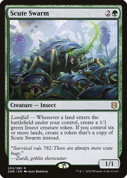 Scute Swarm - Zendikar Rising - R - 203