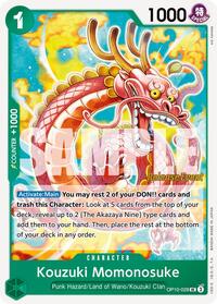 Kouzuki Momonosuke (028) - Royal Blood Release Event Cards - UC - OP10-028