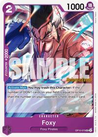 Foxy - Royal Blood Release Event Cards - UC - OP10-075