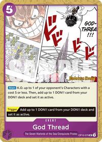 God Thread - Royal Blood Release Event Cards - UC - OP10-079