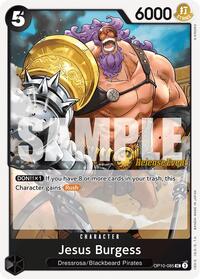 Jesus Burgess - Royal Blood Release Event Cards - UC - OP10-085