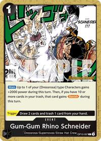 Gum-Gum Rhino Schneider - Royal Blood Release Event Cards - C - OP10-097