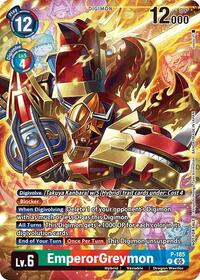 EmperorGreymon (BT-21: Illustration Celebration Pack) - World Convergence - Promo - P-185 P