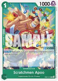 Scratchmen Apoo (Tournament Pack 2025 Vol. 2) - One Piece Promotion Cards - R - EB01-015
