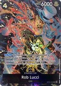 Rob Lucci (Illustration Box EX) - One Piece Promotion Cards - SR - OP05-093