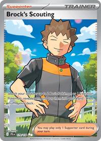 Brock's Scouting - 179/159 - SV09: Journey Together - Ultra Rare - 179/159