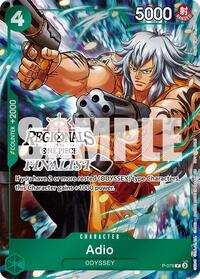 Adio (Regional Finalist Card Set 2025 Vol.1) - One Piece Promotion Cards - PR - P-078