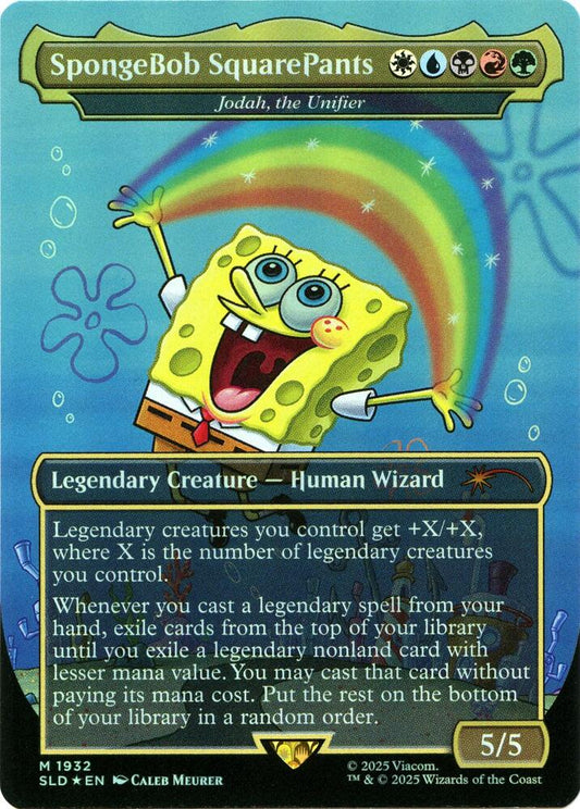 SpongeBob SquarePants - Jodah, the Unifier (Rainbow Foil) - Secret Lair Drop Series - M - 1932