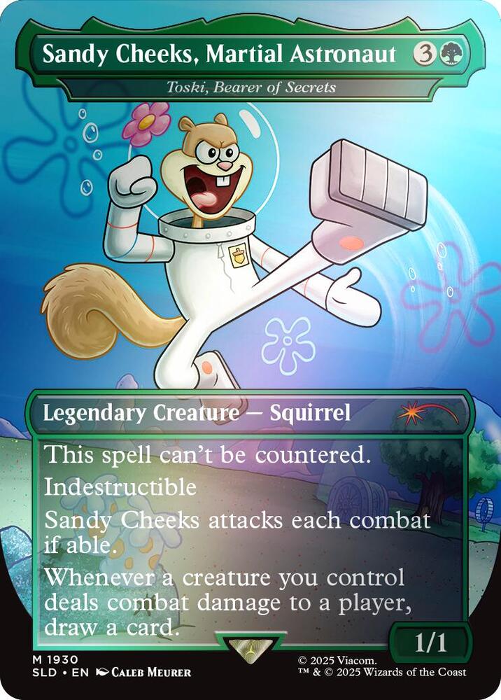 Sandy Cheeks, Martial Astronaut - Toski, Bearer of Secrets (Rainbow Foil) - Secret Lair Drop Series - M - 1930