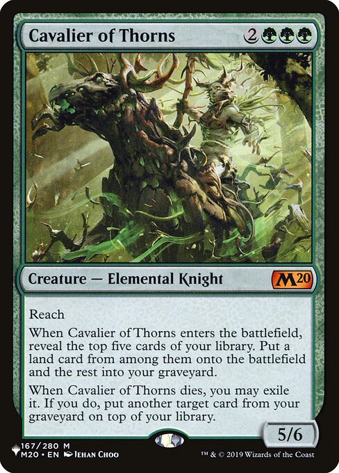 Cavalier of Thorns - The List Reprints - M - 167/280