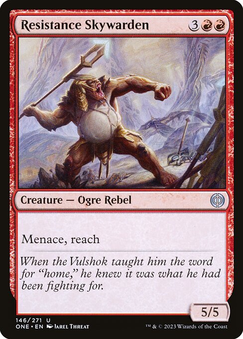 Resistance Skywarden - Phyrexia: All Will Be One - U - 146