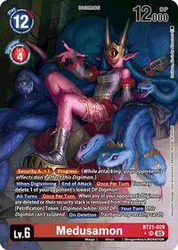 Medusamon (Alternate Art) - World Convergence - Super Rare - BT21-029 SR