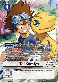 Tai Kamiya (Alternate Art) - World Convergence - Secret Rare - BT21-102 SEC