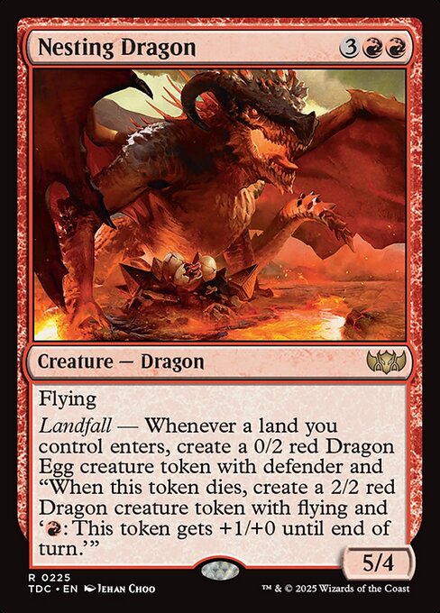 Nesting Dragon - Commander: Tarkir: Dragonstorm - R - 225