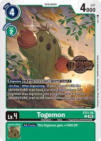 Togemon - Starter Deck 21: Hero of Hope Release Event Cards - Common - ST21-08 C