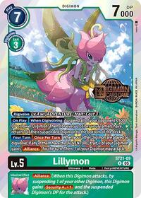 Lillymon - Starter Deck 21: Hero of Hope Release Event Cards - Rare - ST21-09 R