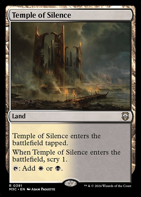 Temple of Silence (Ripple Foil) - Commander: Modern Horizons 3 - R - 391